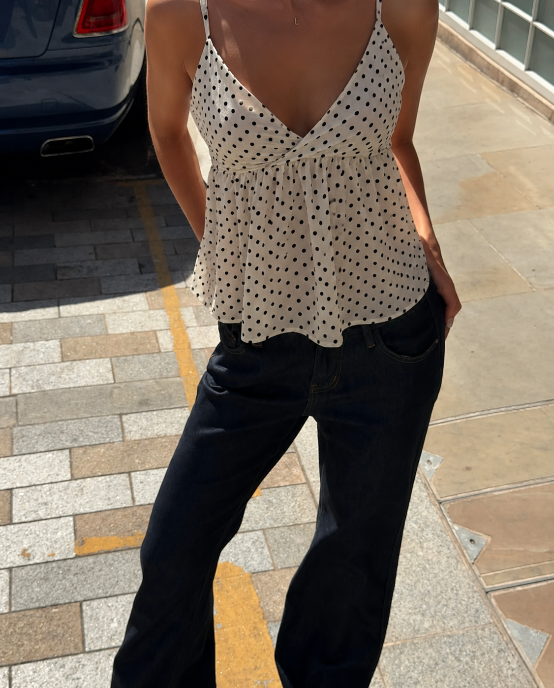 POLKA DOTS TOP
