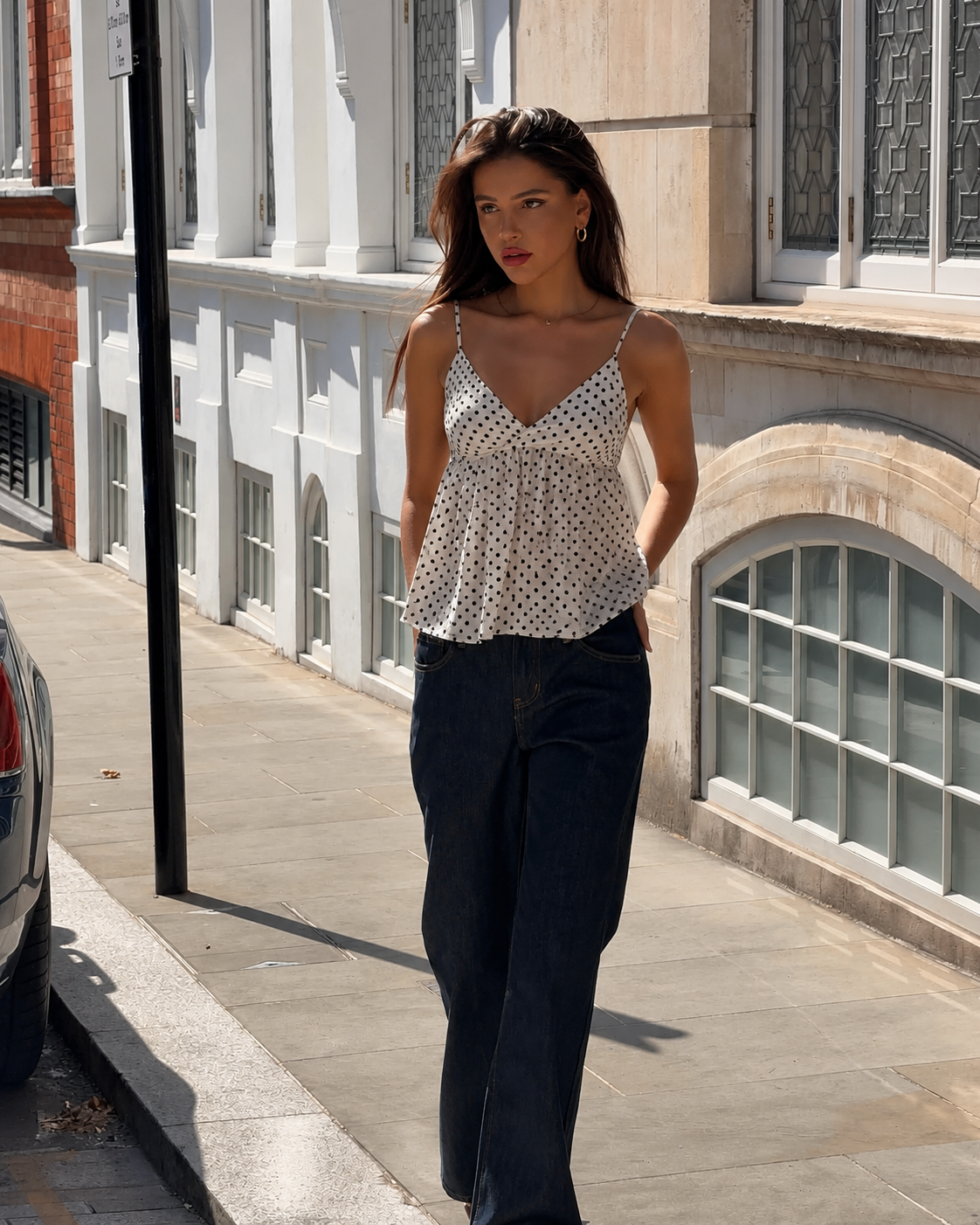 POLKA DOTS TOP