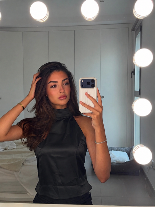 ARIA SATIN TOP
