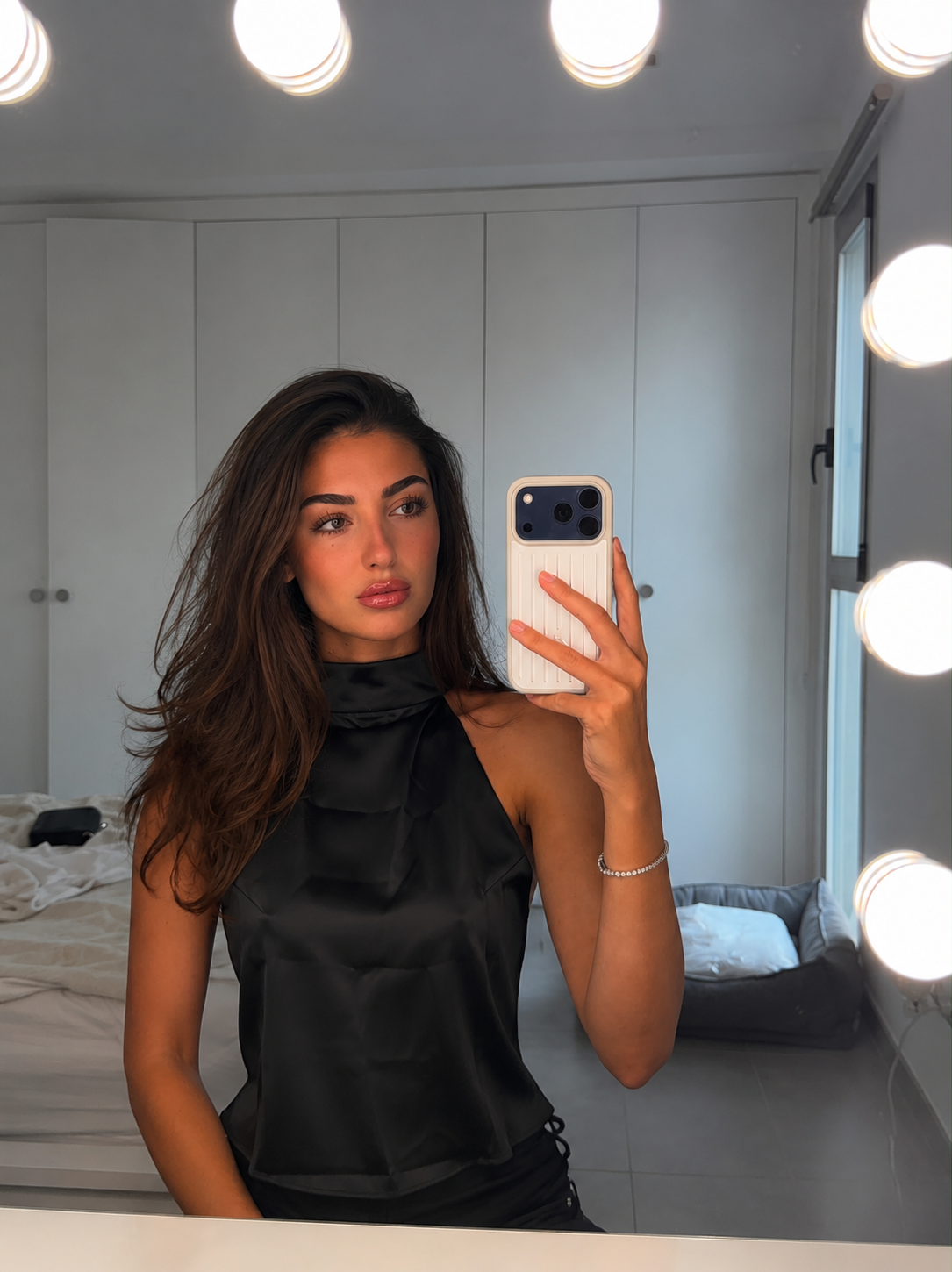 ARIA SATIN TOP