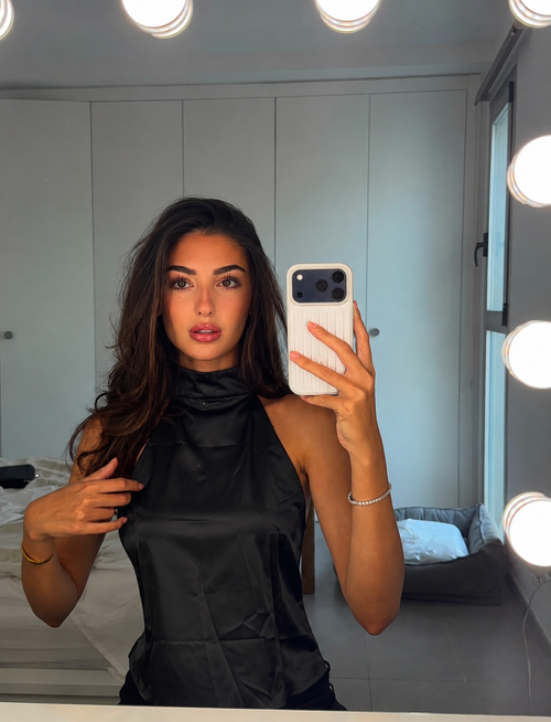 ARIA SATIN TOP