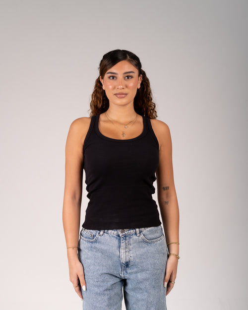 BLACK U TANK